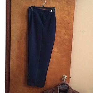 Deep blue slacks